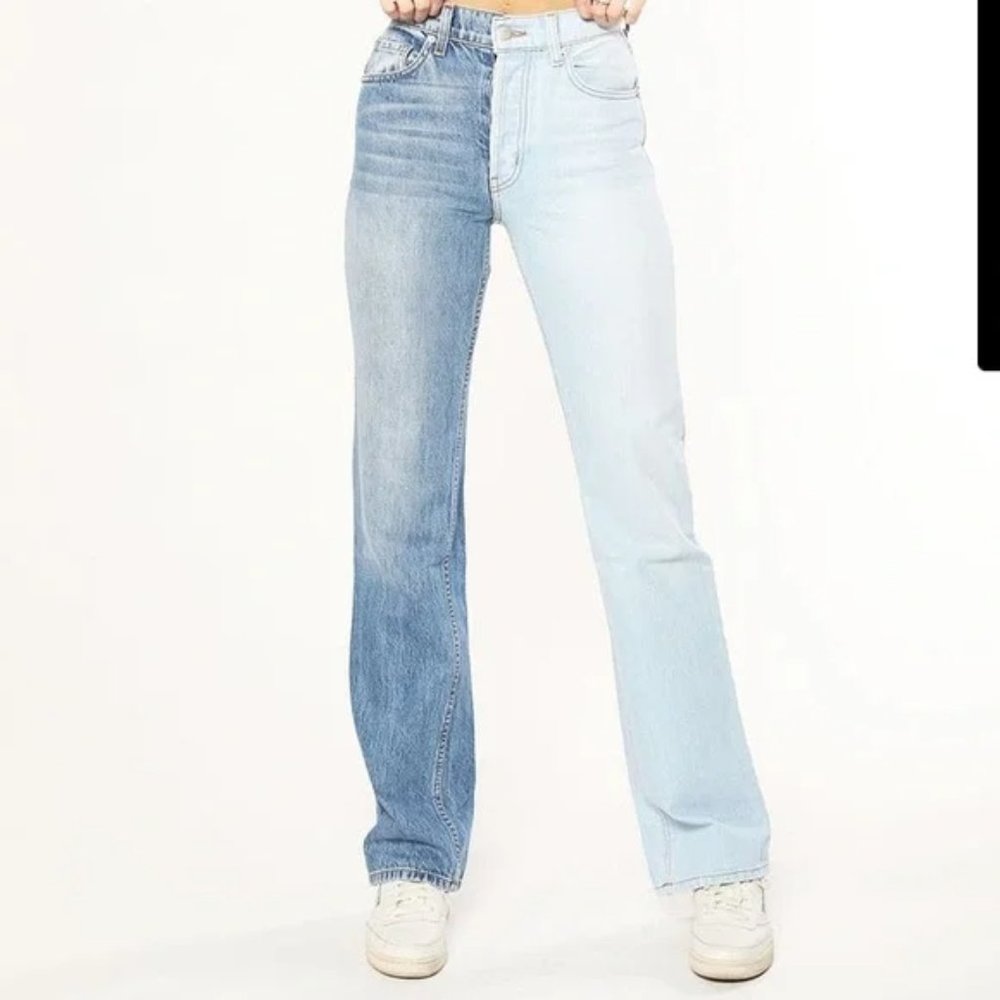 Revice The Weekend Jean Sunday's Best Jeans Two Tone In Blue 28